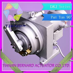 Quarter_Turn Valve Electric Actuator Dkj Series